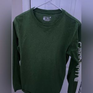Women’s green carhartt long sleeve